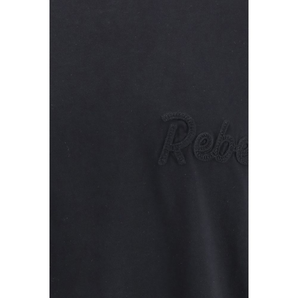 Dsquared² Rebels Cotton T-Shirt - Oversized Black Statement Tee