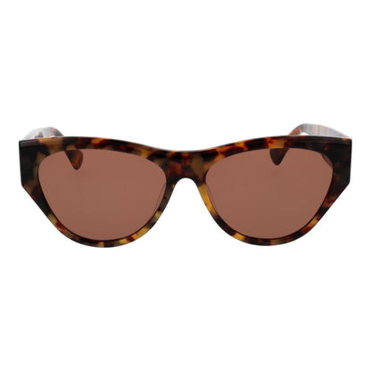 Replay Women’s Cat Eye Sunglasses – Green Full-Rim Frame, Brown Lenses