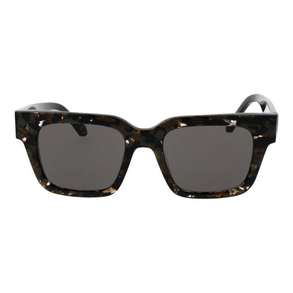 Replay Unisex Sunglasses – Multicolor Square Frame, Grey Lenses