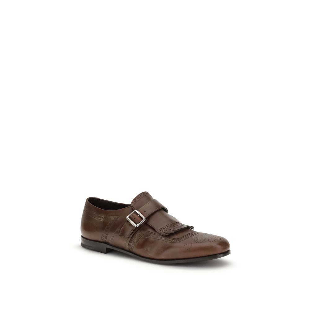 Church's Shanghai Brown Rubber Slip-On Loafers