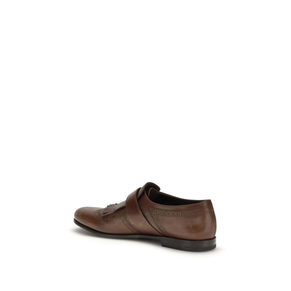 Church's Shanghai Brown Rubber Slip-On Loafers