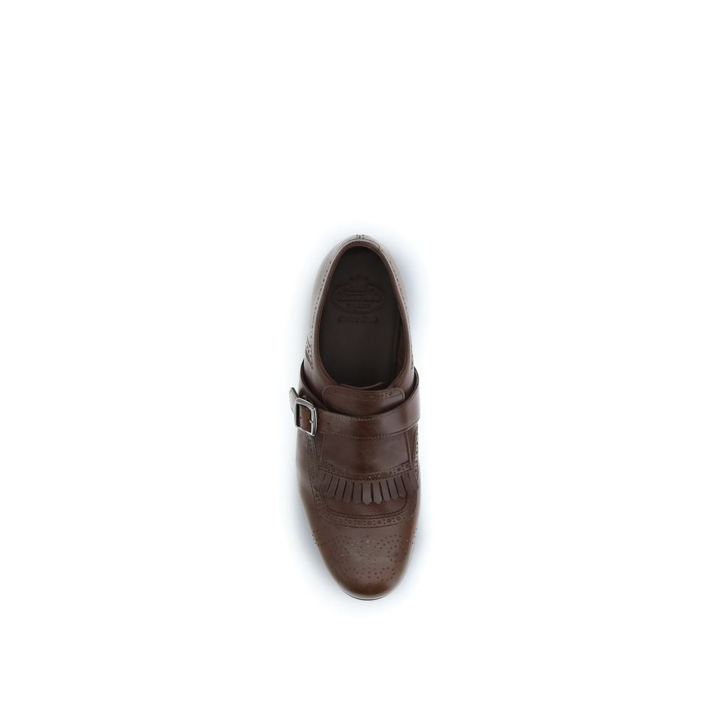 Church's Shanghai Brown Rubber Slip-On Loafers