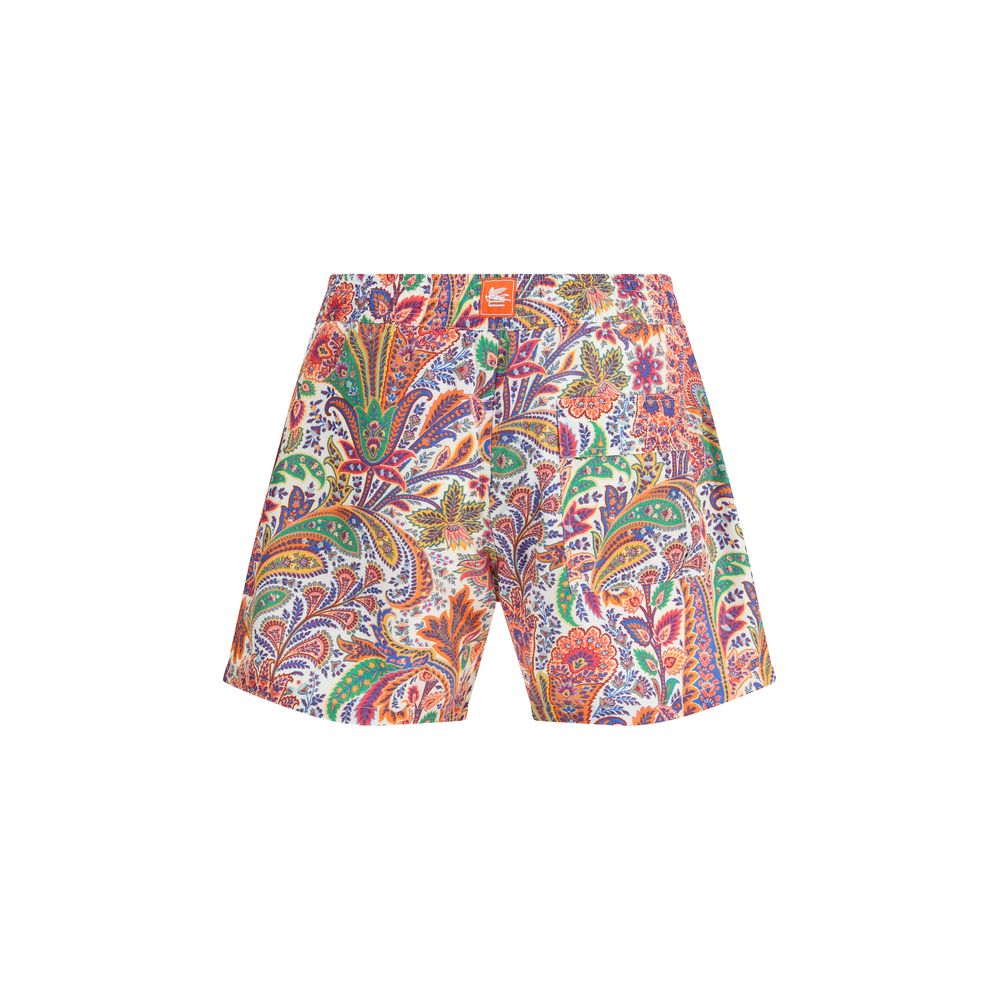 Etro Multicolor Polyester Roma Swim Shorts