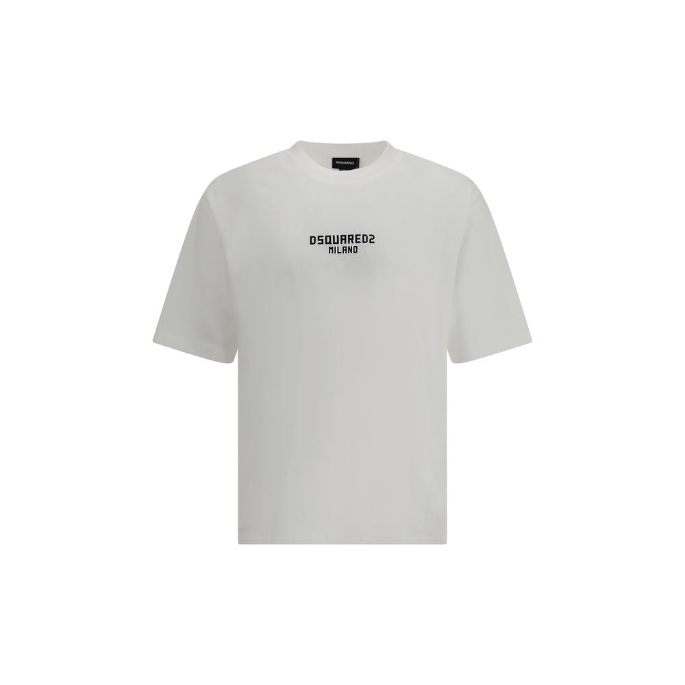 Dsquared² Milano T-shirt in White Cotton