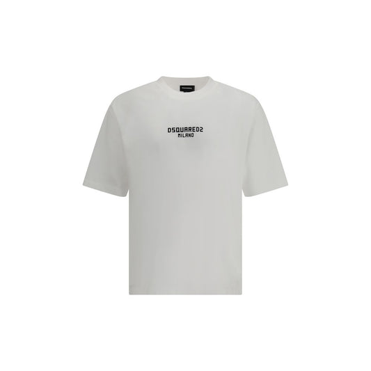 Dsquared² Milano T-shirt in White Cotton