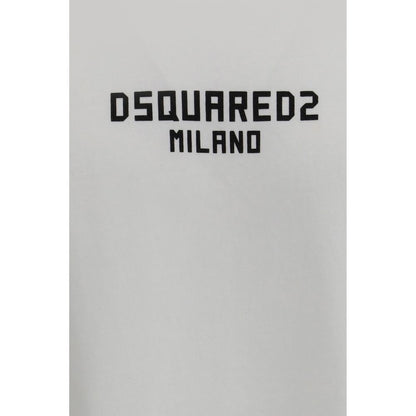 Dsquared² Milano T-shirt in White Cotton