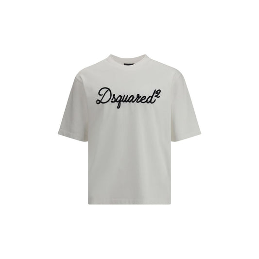 Dsquared² White Cotton T-Shirt - Elevate Your Style