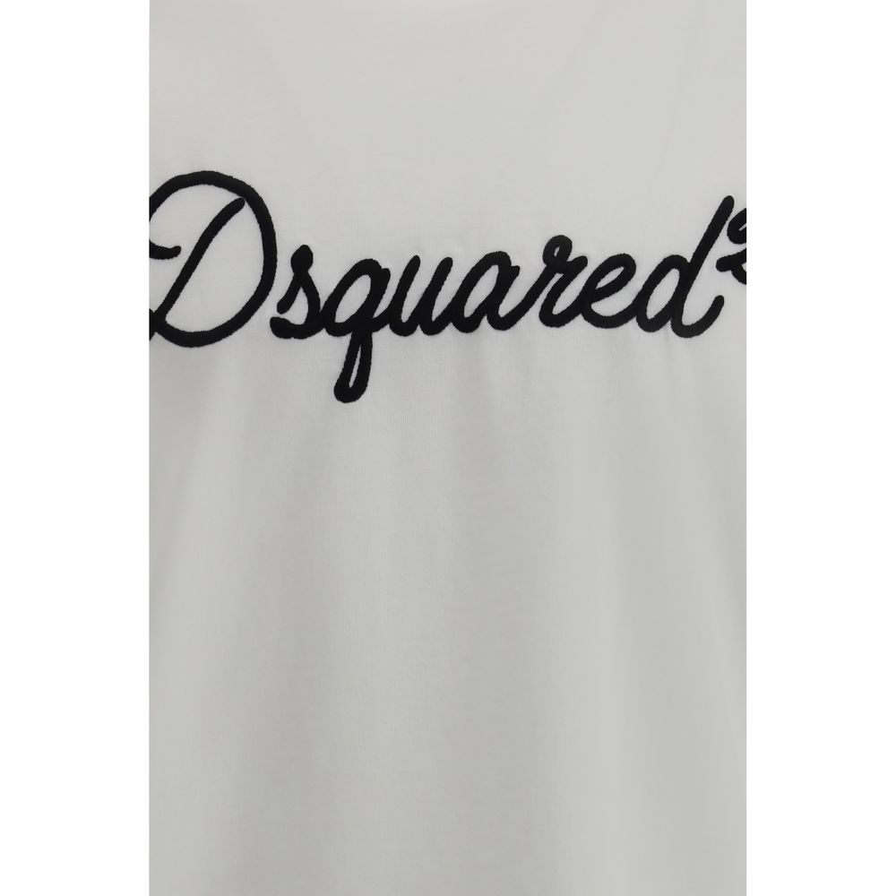 Dsquared² White Cotton T-Shirt - Elevate Your Style