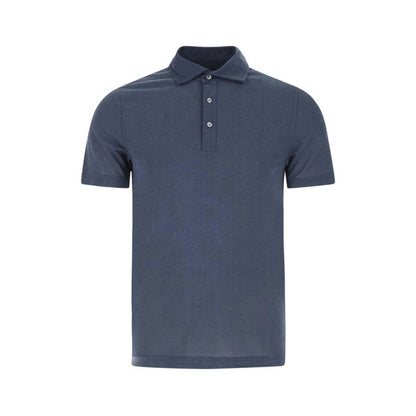 Fedeli Blue Cotton T-Shirt - Everyday Comfort Meets Style