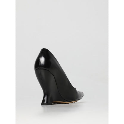 Bottega Veneta Black Leather High Heel Pumps