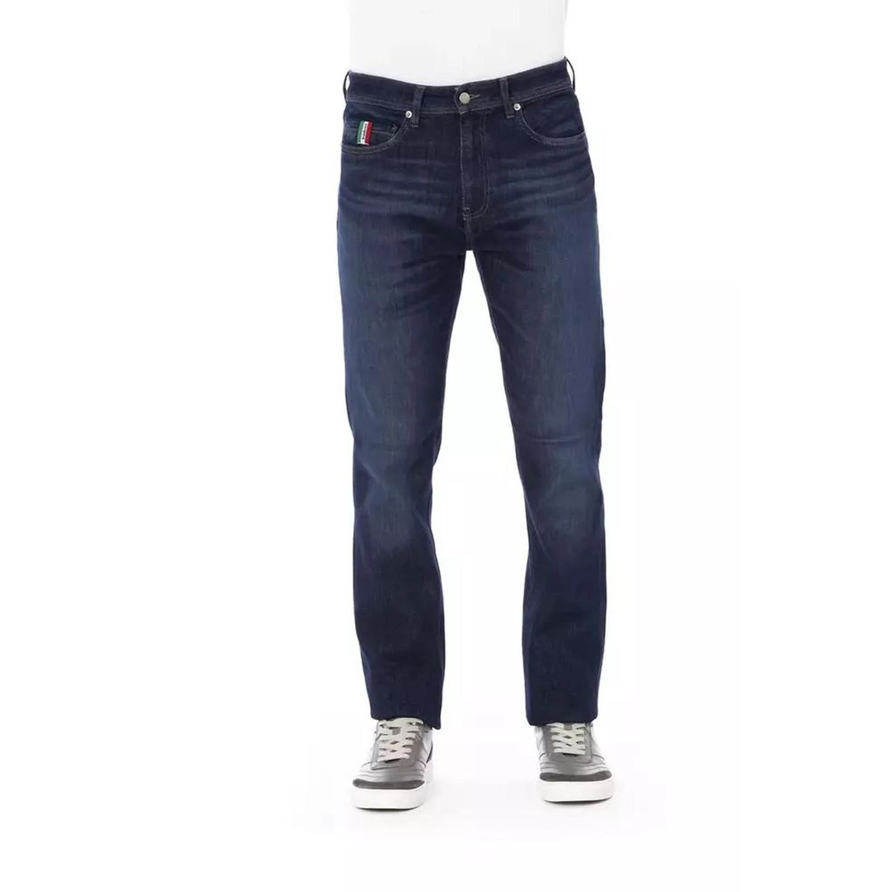 Baldinini Trend Blue Cotton Jeans for Men