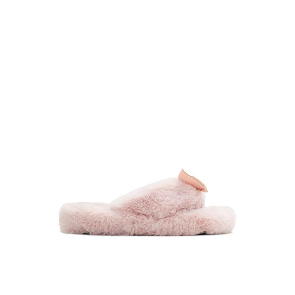 ALDO Light Pink Polyester Slippers