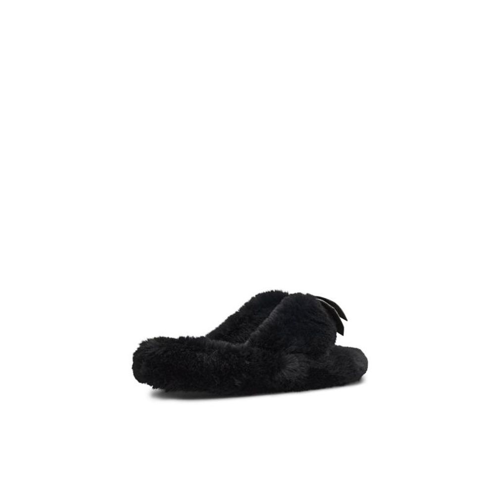 ALDO Black Polyester Slippers - Chic Comfort for Every Occasion