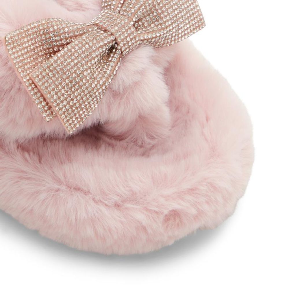 ALDO Light Pink Polyester Slippers