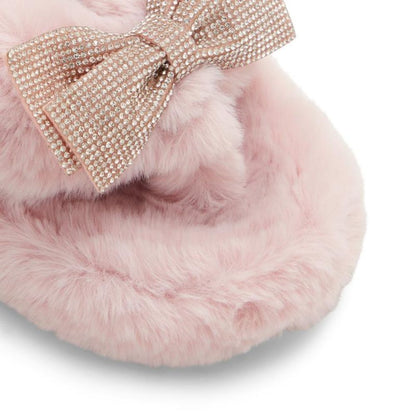 ALDO Light Pink Polyester Slippers