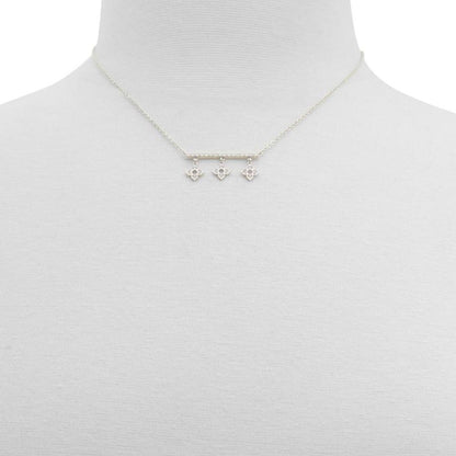 ALDO Silver Elastane Necklace