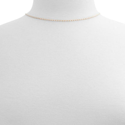 ALDO Gold Elastane Necklace - Chic Multi Design