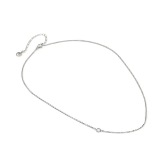 ALDO Silver Elastane Necklace