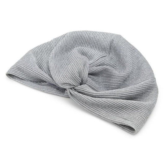 ALDO Silver Polyester Fedora: Shine in Style