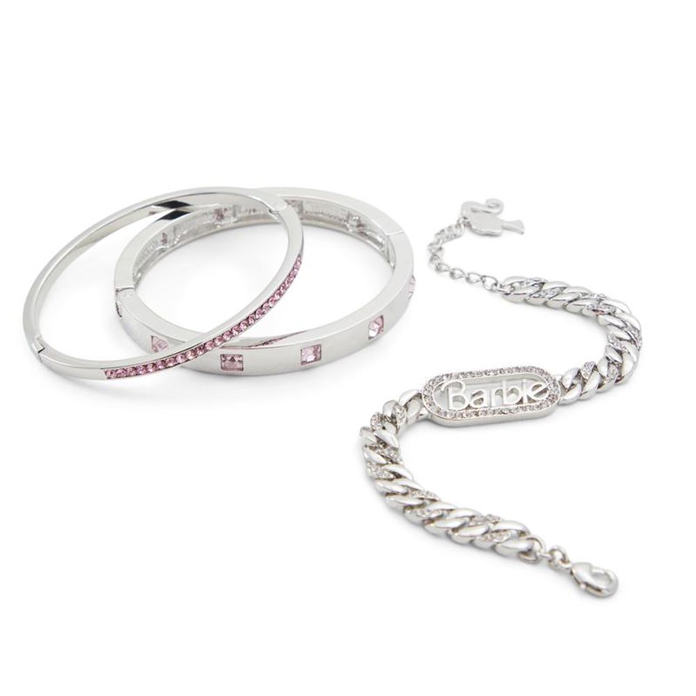 ALDO Silver Elastane Bracelet - A Touch of Modern Elegance