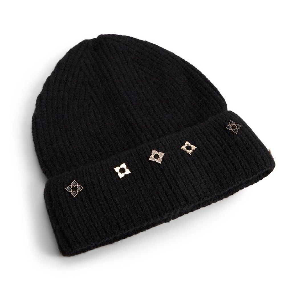ALDO Black Polyester Beanie - Chic & Contemporary Accessory