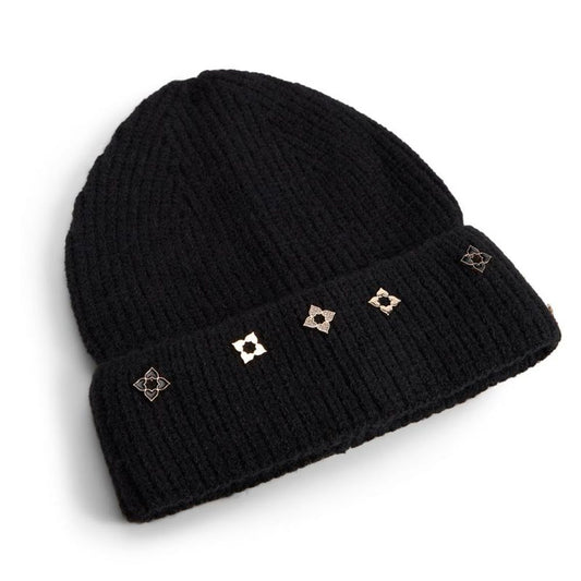 ALDO Black Polyester Beanie - Chic & Contemporary Accessory