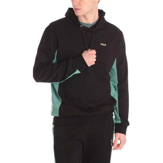 Fila Black Cotton Sweatshirt - Statement Comfort