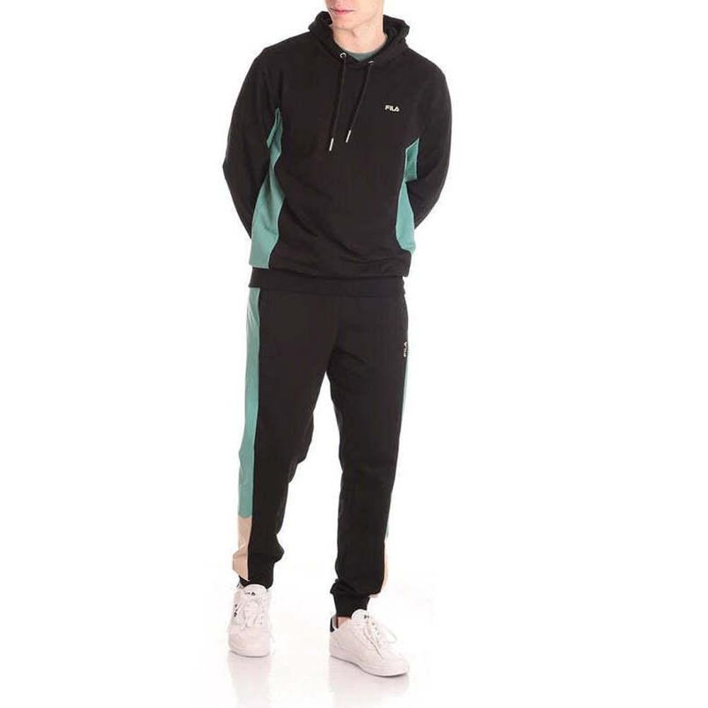 Fila Black Cotton Sweatshirt - Statement Comfort