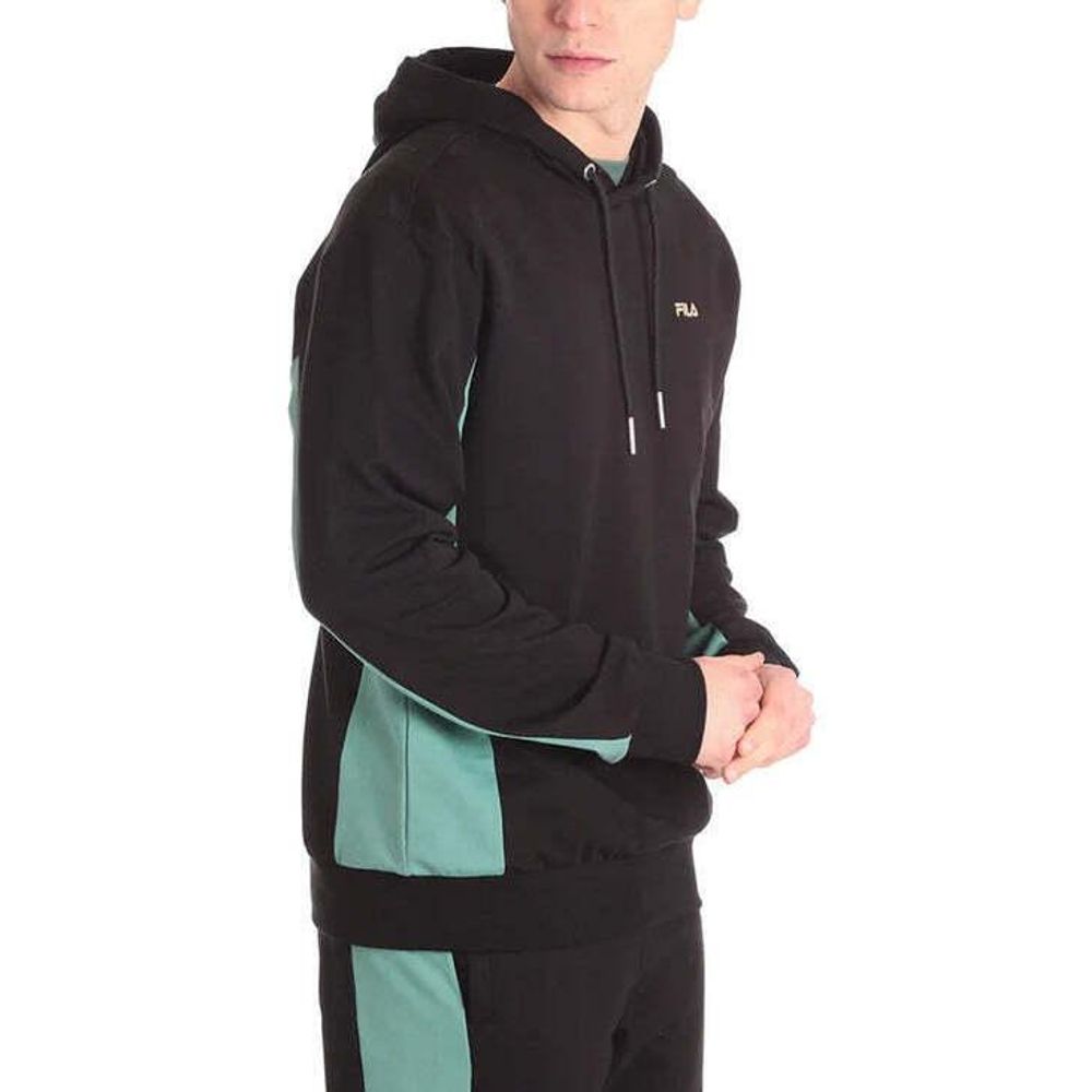 Fila Black Cotton Sweatshirt - Statement Comfort