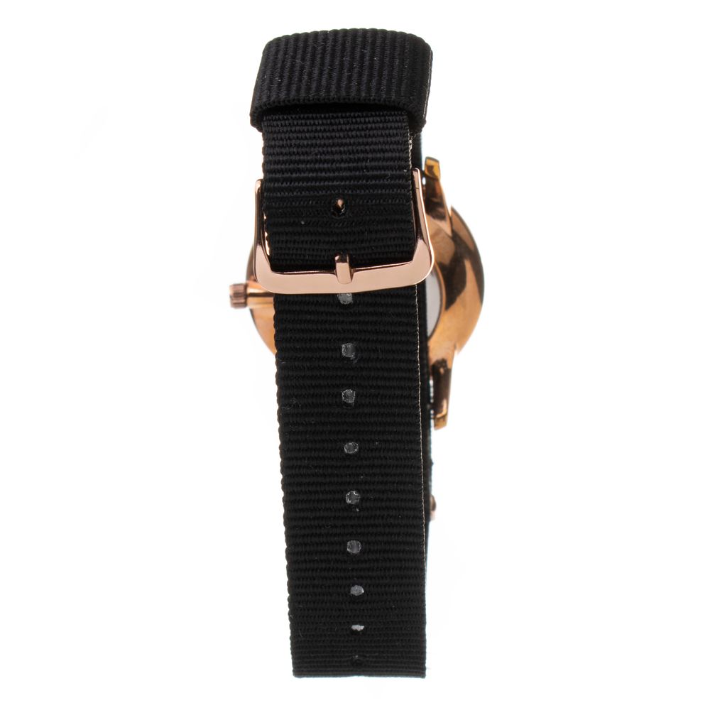 ARABIANS Black Textile Dress Watch - Elevate Your Style
