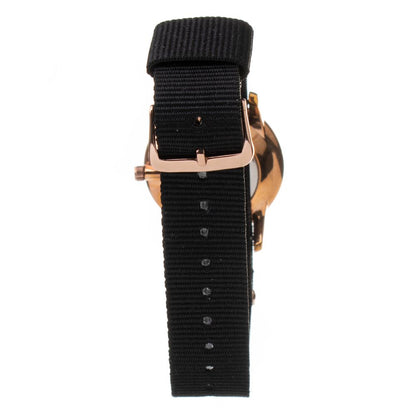 ARABIANS Black Textile Dress Watch - Elevate Your Style