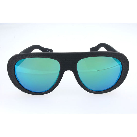 HAVAIANAS Unisex Sunglasses – Black Acetate Frame, Green Lenses