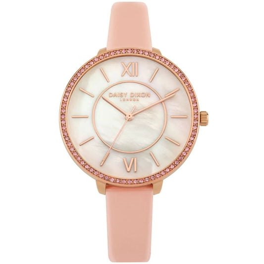 DAISY DIXON Multicolor Leather Dress Watch