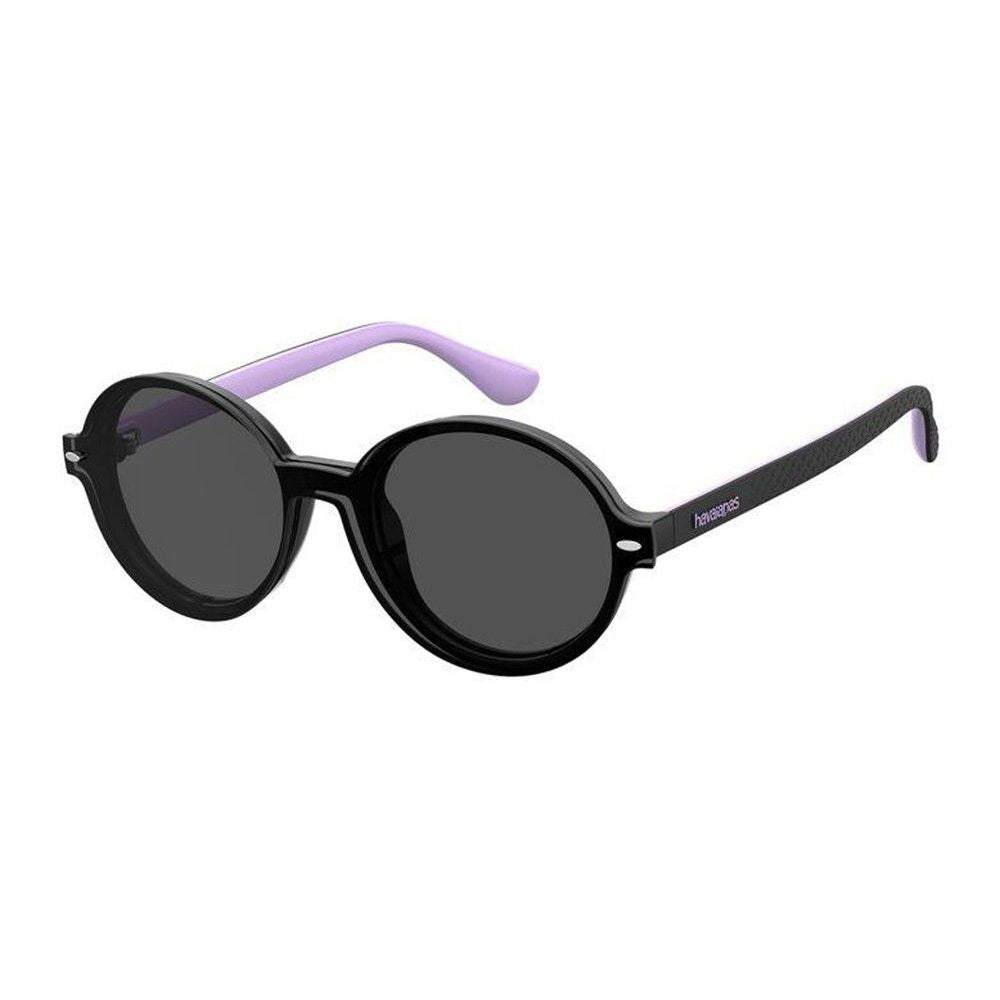 HAVAIANAS Black Acetate Glasses with Sun Clip