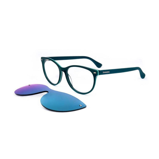 HAVAIANAS Green Acetate Glasses with Clip-On