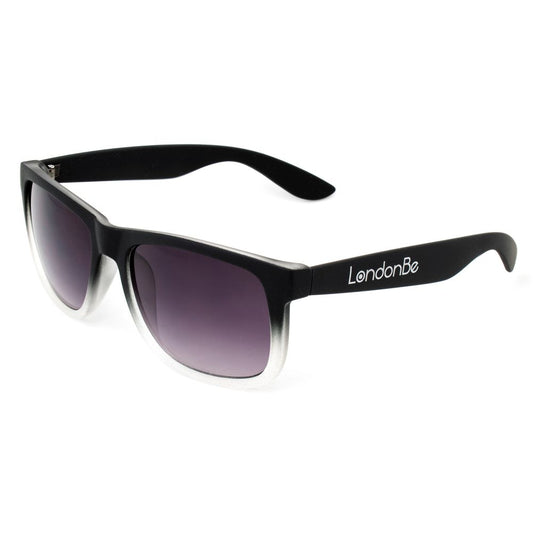 LONDONBE Black Injected Sunglasses – Stylish Unisex Gradient Lenses