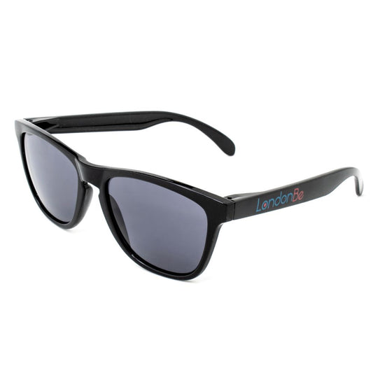 LONDONBE Unisex Black Injected Sunglasses – Stylish Eye Protection