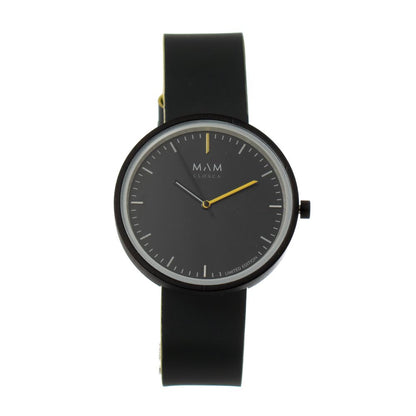 MAM Gray Leather Dress Watch