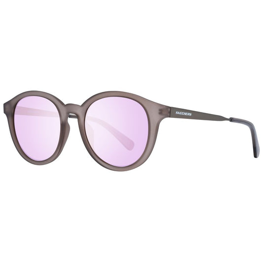 SKECHERS Women’s Sunglasses – Grey Plastic Frame, Grey Lenses