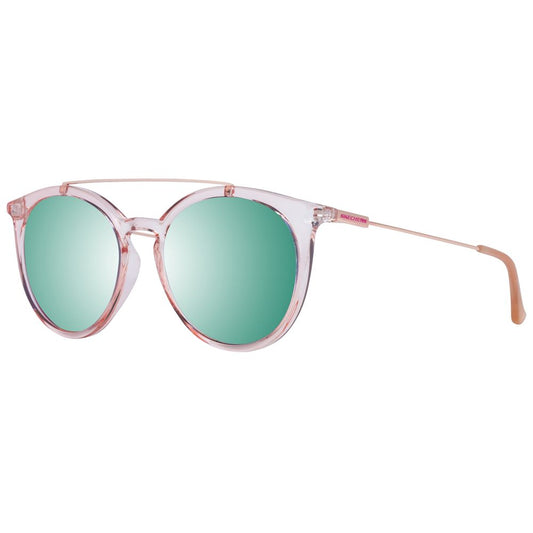 SKECHERS Unisex Sunglasses – Pink Metal Frame, Grey Lenses