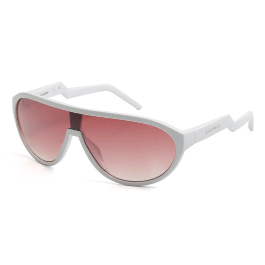 SKECHERS Women's Sunglasses – Black Injected Frame, Green Lenses