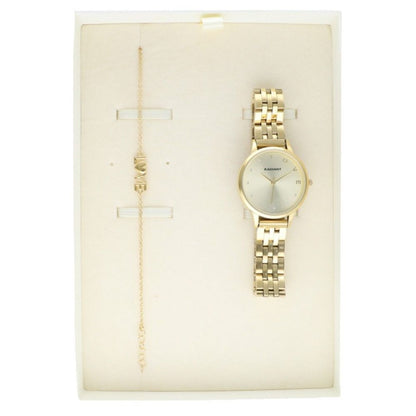 RADIANT Gold Stainless Steel Dress Watch