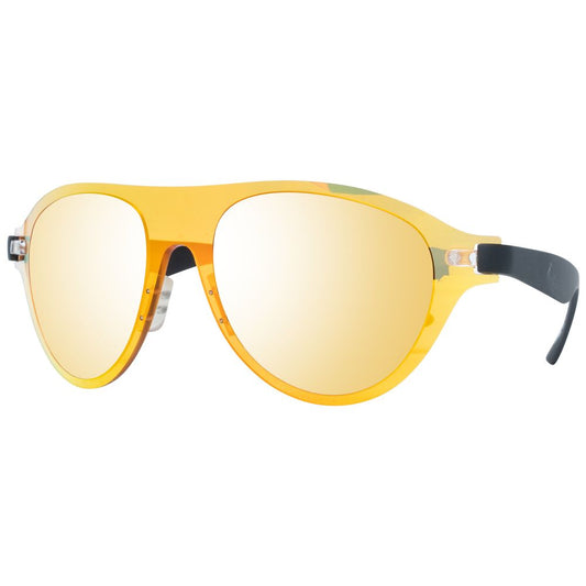 TRY COVER CHANGE Gold Plastic Sunglasses – Unisex, Full UV Protection