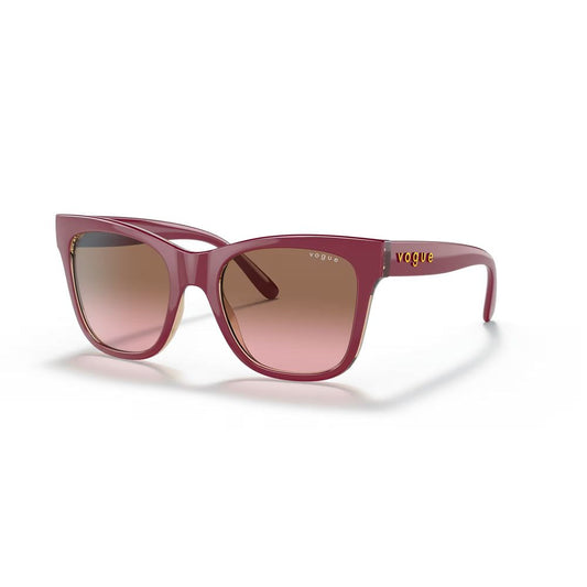 VOGUE Women’s Sunglasses – Pink Resin Frame, 100% UV Protection