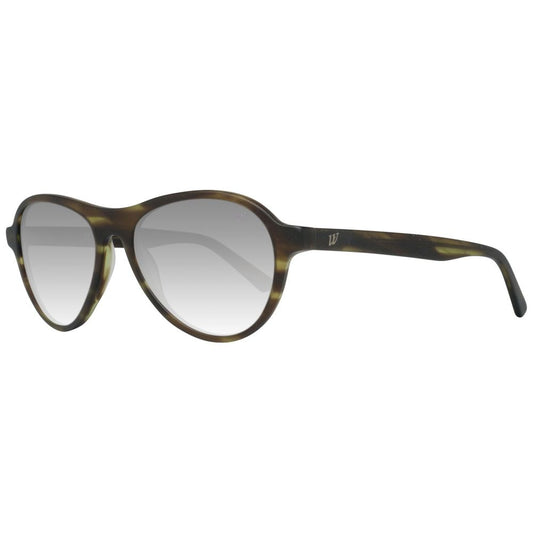 WEB EYEWEAR Unisex Sunglasses – Brown Plastic Frame, Grey Lenses