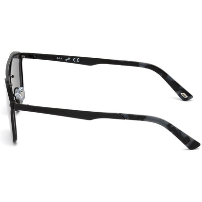 WEB EYEWEAR Unisex Black Metal Sunglasses – 59/15/140mm