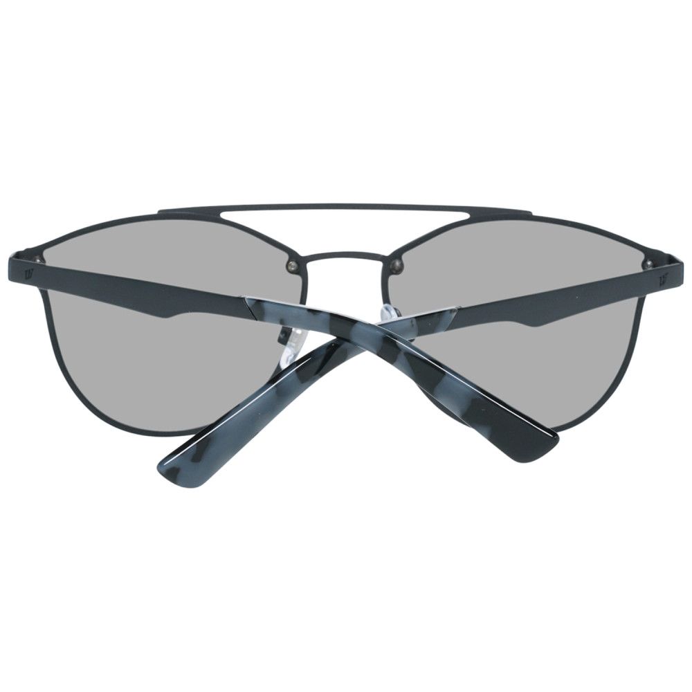 WEB EYEWEAR Unisex Black Metal Sunglasses – 59/15/140mm