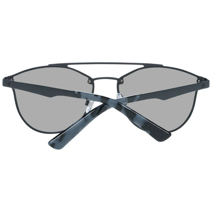 WEB EYEWEAR Unisex Black Metal Sunglasses – 59/15/140mm
