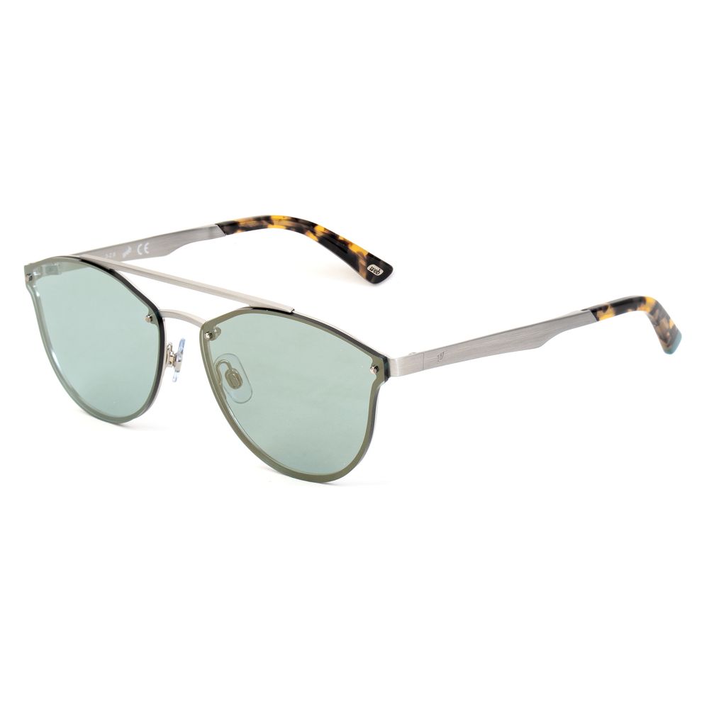 WEB EYEWEAR Silver Metal Sunglasses – Stylish Unisex Design