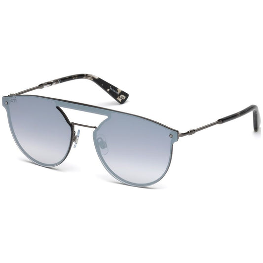 WEB EYEWEAR Unisex Gray Metal Sunglasses